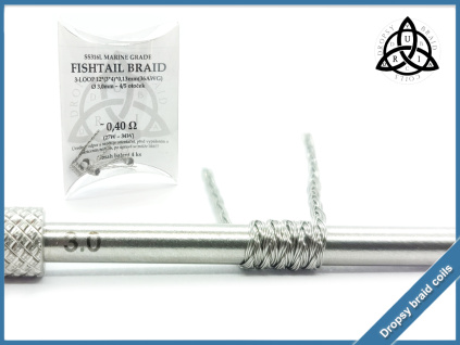 3 loop Fishtail braid 12 040