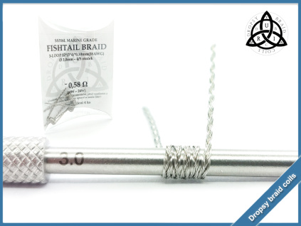 3 loop Fishtail braid 12 058