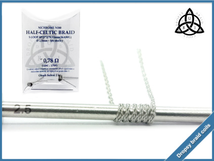 5 loop Half Celtic braid 10 078 ni80