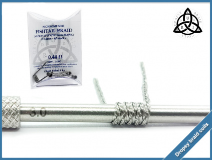 3 loop Fishtail braid 12 044 ni80