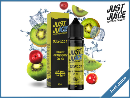 kiwi cranberry on ice just juice