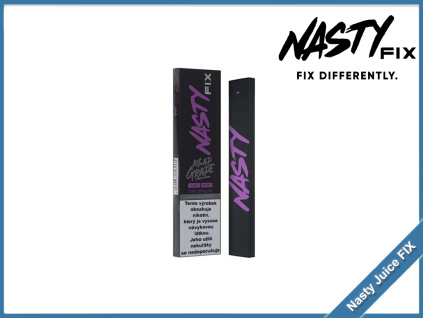 jednorazova elektronicka cigareta nasty juice fix asap grape