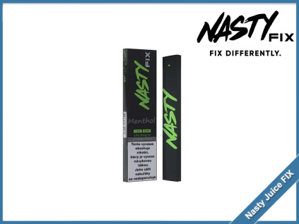 jednorazova elektronicka cigareta nasty juice fix menthol