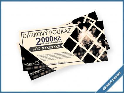 voucher darkovy poukaz 2000