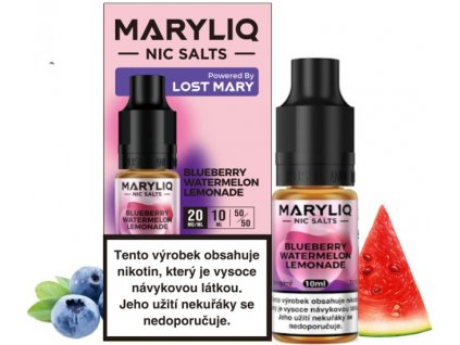 liquid maryliq nic salt blueberry watermelon lemonade 10ml 20mg