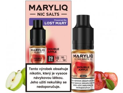 liquid maryliq nic salt double apple 10ml 20mg