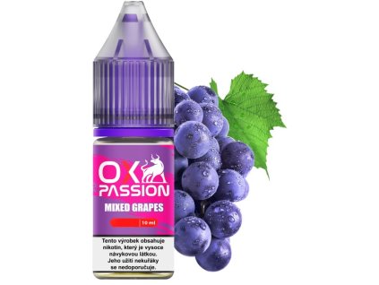 liquid oxva ox passion salts mixed grapes 10ml 20mg