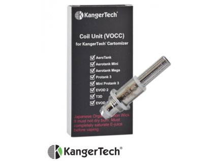 KangerTech VOCC Evod V2,T3D, AeroTank, Protank 3 žhavící hlava 1.5ohmu