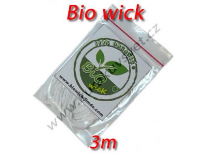 BIO WICK 100% organická bavlna 3mm 3m (vata)