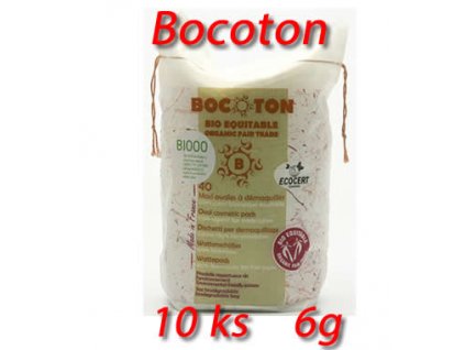 Bocoton 100% organická bavlna 6g (vata)
