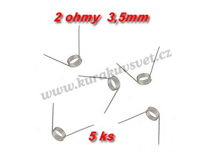 5ks spirálky 2,0ohmu 3,5mm