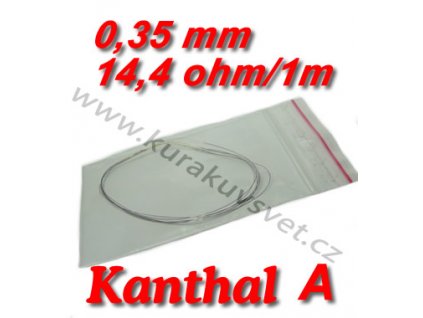 Odporový drát Kanthal A 0,35mm 14,4ohmu
