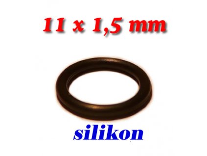 5 ks "O" kroužek 11x1,5mm Silikon
