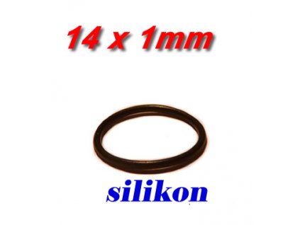 5 ks "O" kroužek 14x1mm Silikon