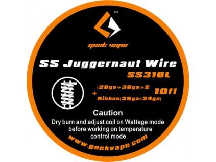 GeekVape Juggernaut Wire SS316L - 3m