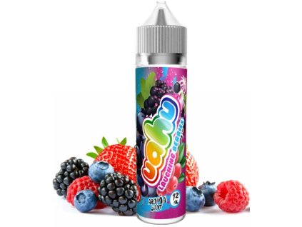 UAHU - Shake & Vape - 15ml Laughing Berries (Malina, Hroznové víno, Ostružina, Rybíz červený, černý)