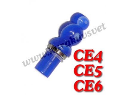 Plastový náustek modrý mramor CE4,5,6