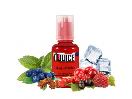 T-Juice Red Astaire (Červené bobule, Hrozny, Eukalyptus, Anýz, Menthol) Aroma