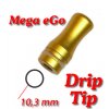 Drip tip Mega ego-A hliník zlatý