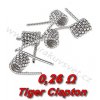 5ks Tiger Clapton spirálky 316 0.2x0,8mm 0,26Ω