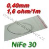 Odporový drát NiFe30 0,40mm 1,6ohmu