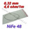 Odporový drát NiFe48 0,32mm 4,6ohmu