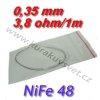 Odporový drát NiFe48 0,35mm 3,8ohmu