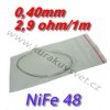 Odporový drát NiFe48 0,40mm 2,9ohmu