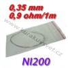Odporový drát NI200 0,35mm 0,9ohmu