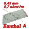 Odporový drát Kanthal A 0,45mm 8,7ohmu