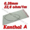 Odporový drát Kanthal A 0,28mm 22,6ohmu