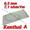 Odporový drát Kanthal A 0,50mm 7,1ohmu