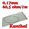 Odporový drát Kanthal DSD 0,17mm 60,5ohmu