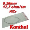 Odporový drát Kanthal NiCr 0,28mm 17,7ohmu