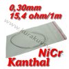 Odporový drát Kanthal NiCr 0,30mm 15,4ohmu