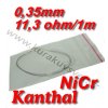 Odporový drát Kanthal NiCr 0,35mm 11,3ohmu