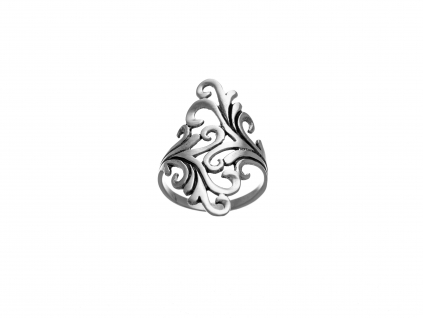 Stříbrný prsten ornament