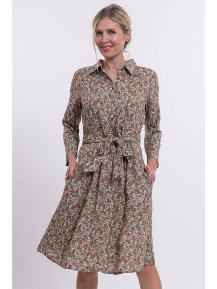 Letní šaty Dida propínací - pistácie