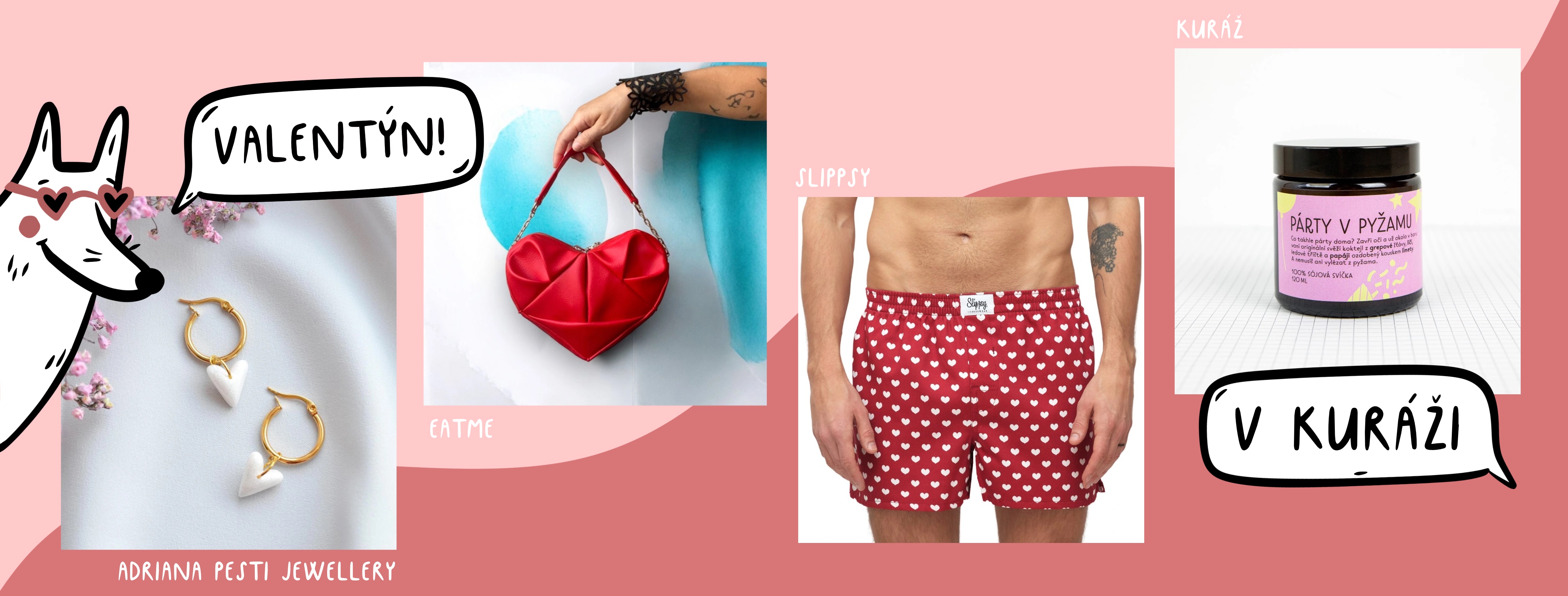 Srdcovky na jednom místě