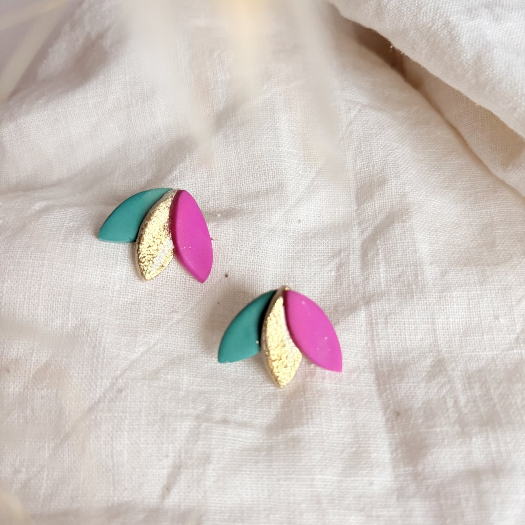 Náušnice Yesmonite Listé