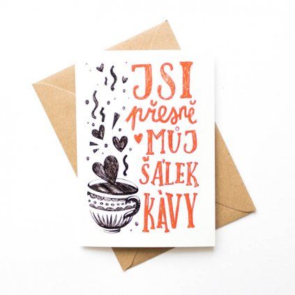 Přání Chaukiss Můj šálek kávy