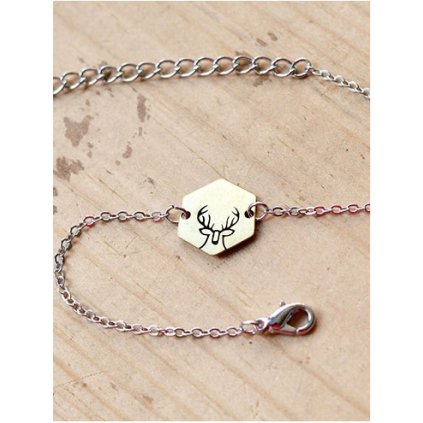 deer chain bracelet