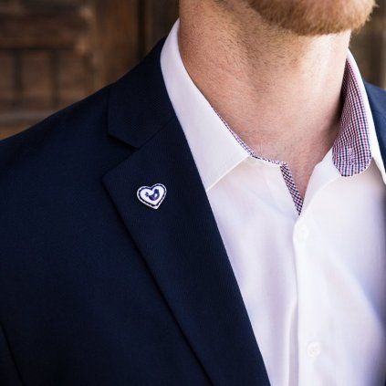 Pin Stehlík Srdce Folklor