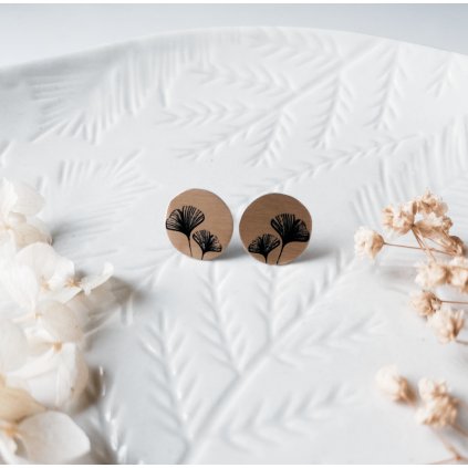 Ginkgo kruhy zlaté kartáč 01