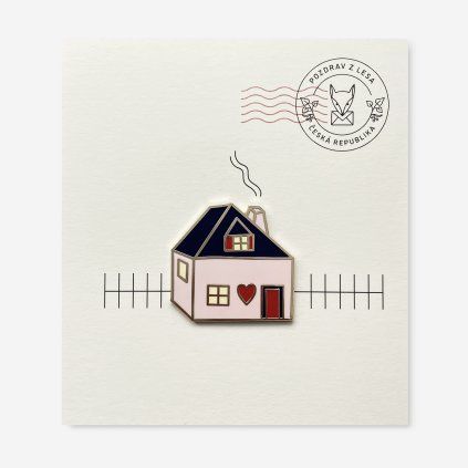 Pin Pozdrav z lesa Domeček