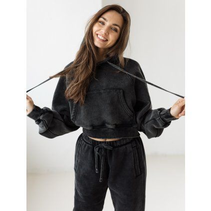 Mikina Dhaara Chillout Black Grey