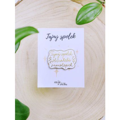 Pin Míša v šálku Tajný spolek
