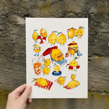 Grafika Stellion Citrónky