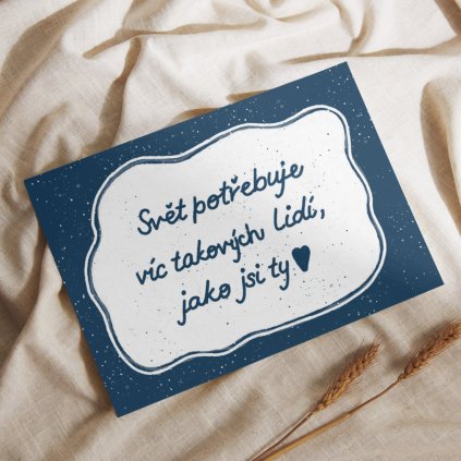 Pohled Archibald Svět potřebuje...