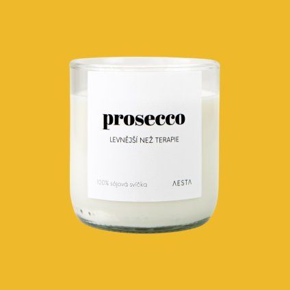 Svíčka sojová Aesta Prosecco